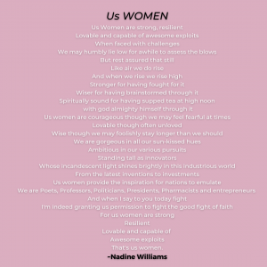 Us Women Poem